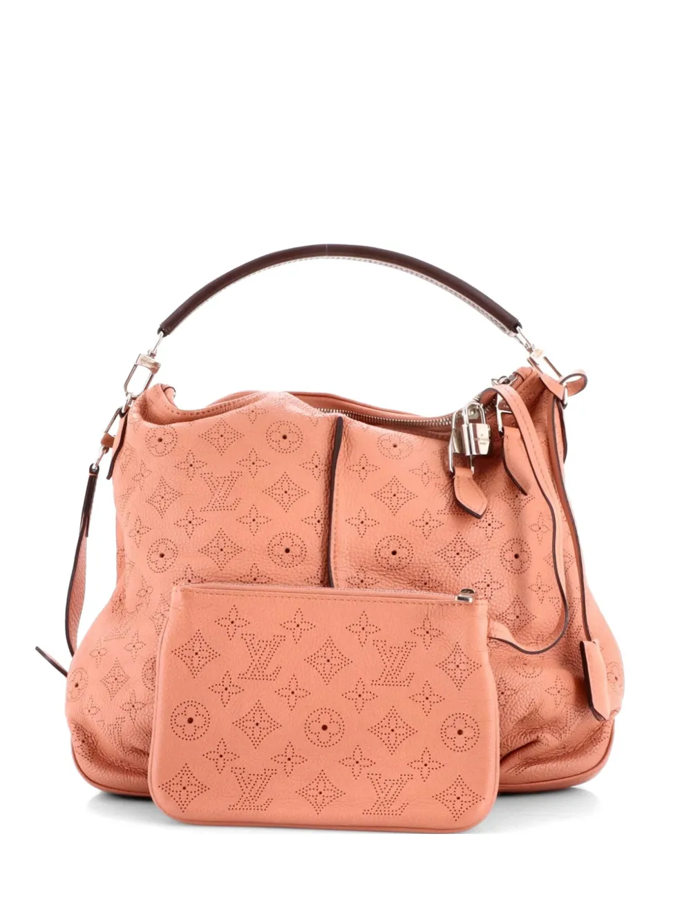 Louis Vuitton Pre-Owned Selene Handbag Mahina Leather PM hobo bag - Rosa