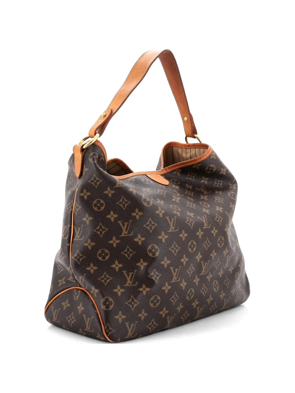 Louis Vuitton Pre-Owned Delightful Handbag Monogram Canvas MM hobo bag - Marrone