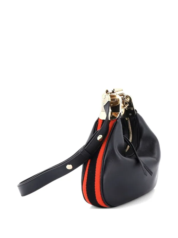 早い者勝ち　銀座購入　定価22万　GUCCI 革製品　ビジネスショルダーバック Gucci Pre-Owned アタッシェ レザー スモール ショルダーバッグ