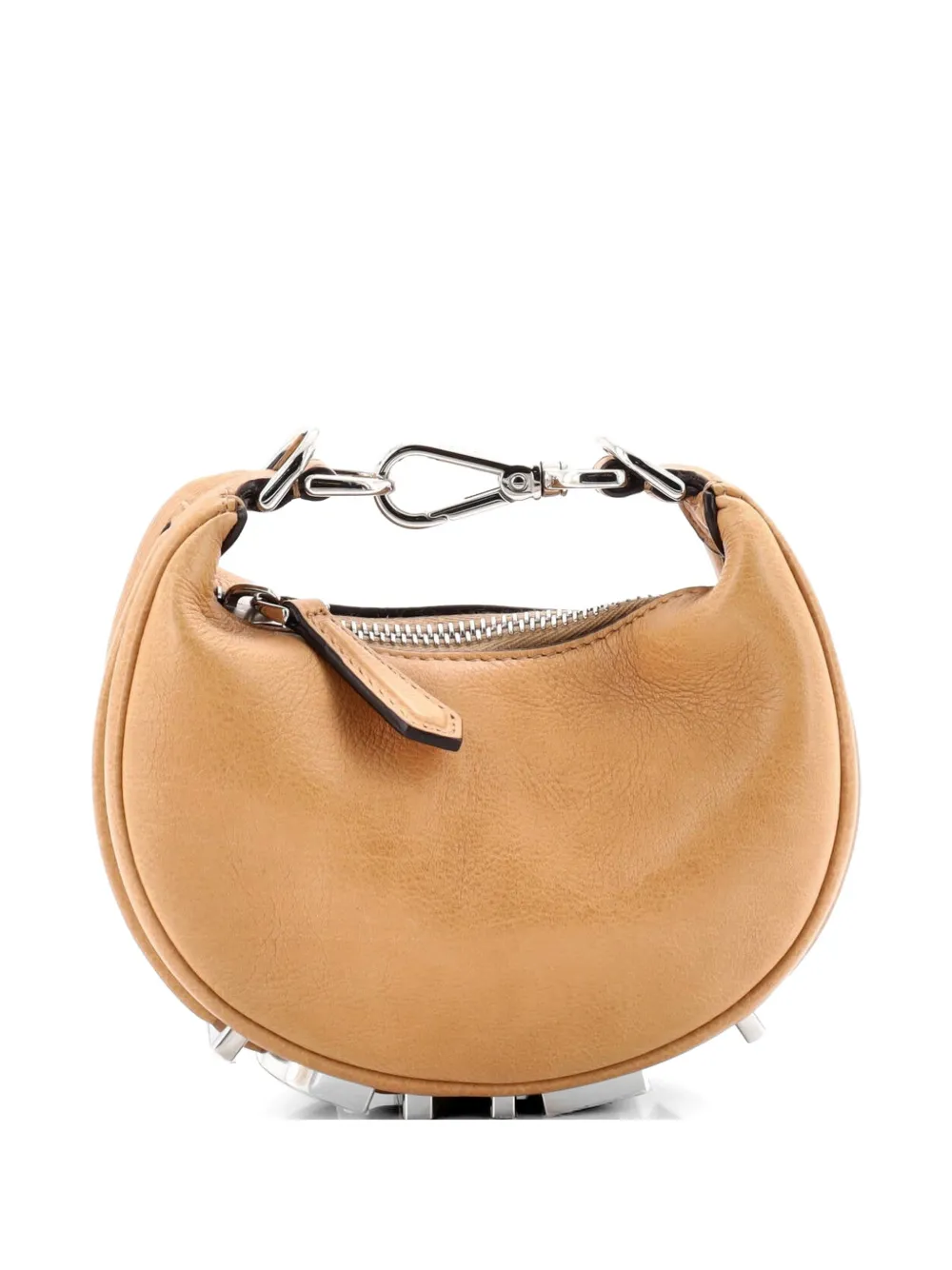 Fendi Pre-Owned Fendigraphy Bag Leather Nano hobo bag - Neutrals