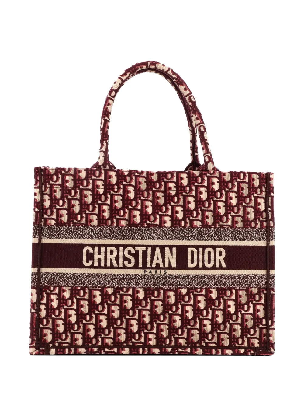 Christian Dior Pre-Owned Book Oblique Canvas Medium tote bag - Rot