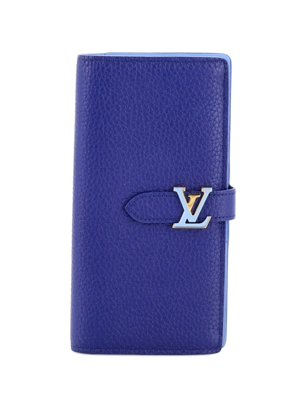 Louis Vuitton Pre-Owned Capucines Vertical Wallet Leather small wallets - Blu