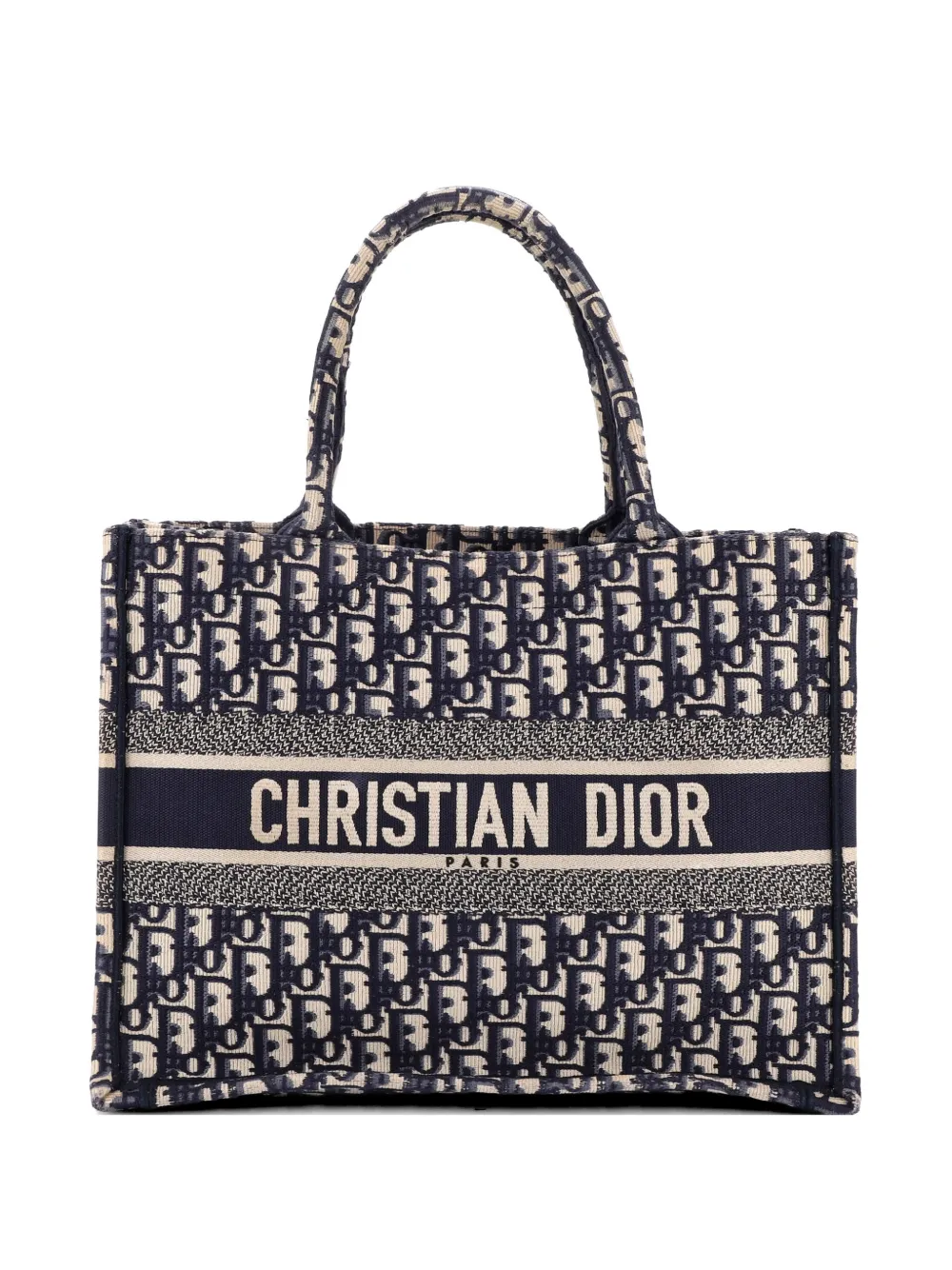 Christian Dior Pre-Owned Book Oblique Canvas Medium tote bag - Blau