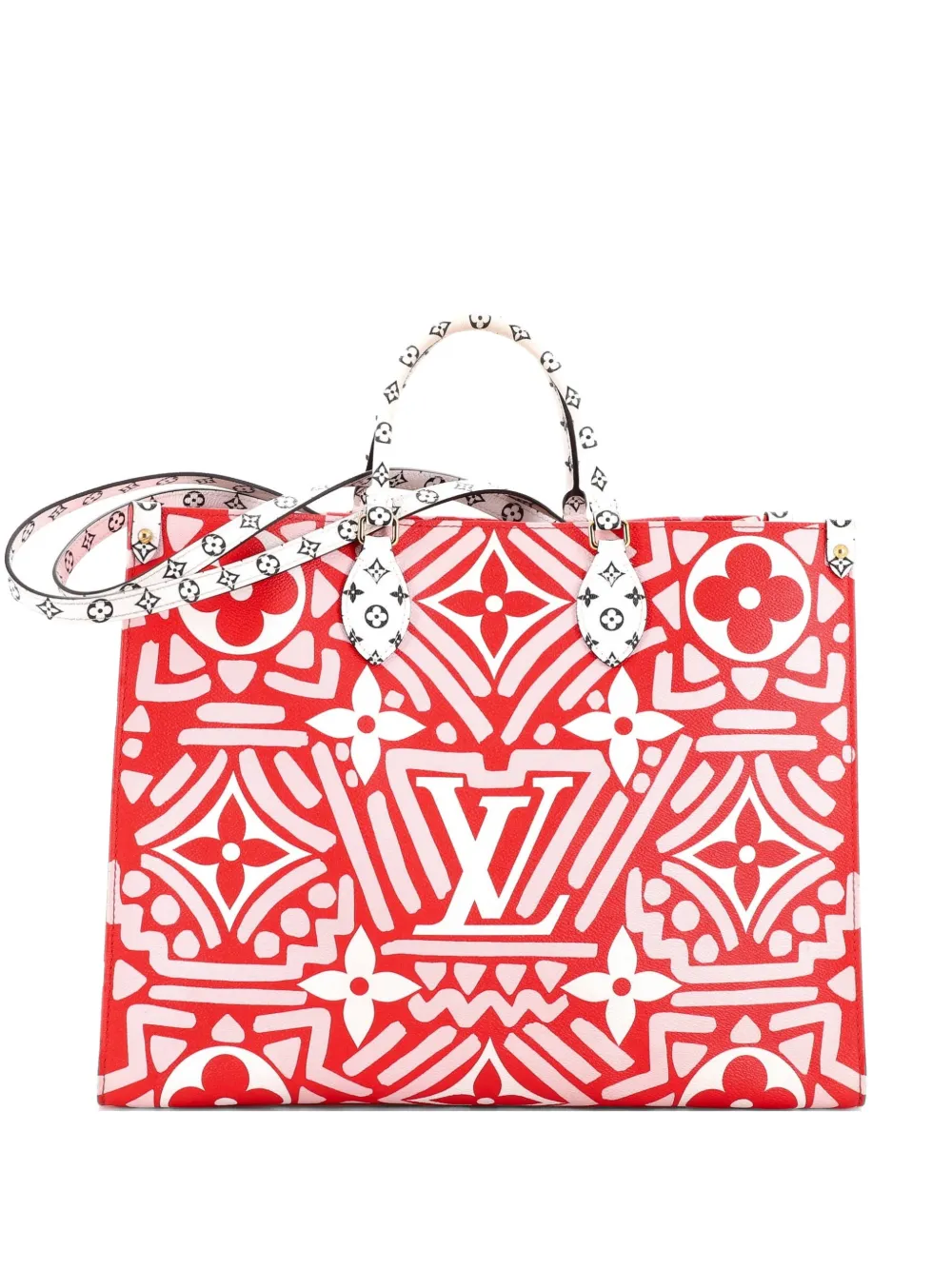 Louis Vuitton Pre-Owned OnTheGo Limited Edition Crafty Monogram Giant GM tote bag - Rosso