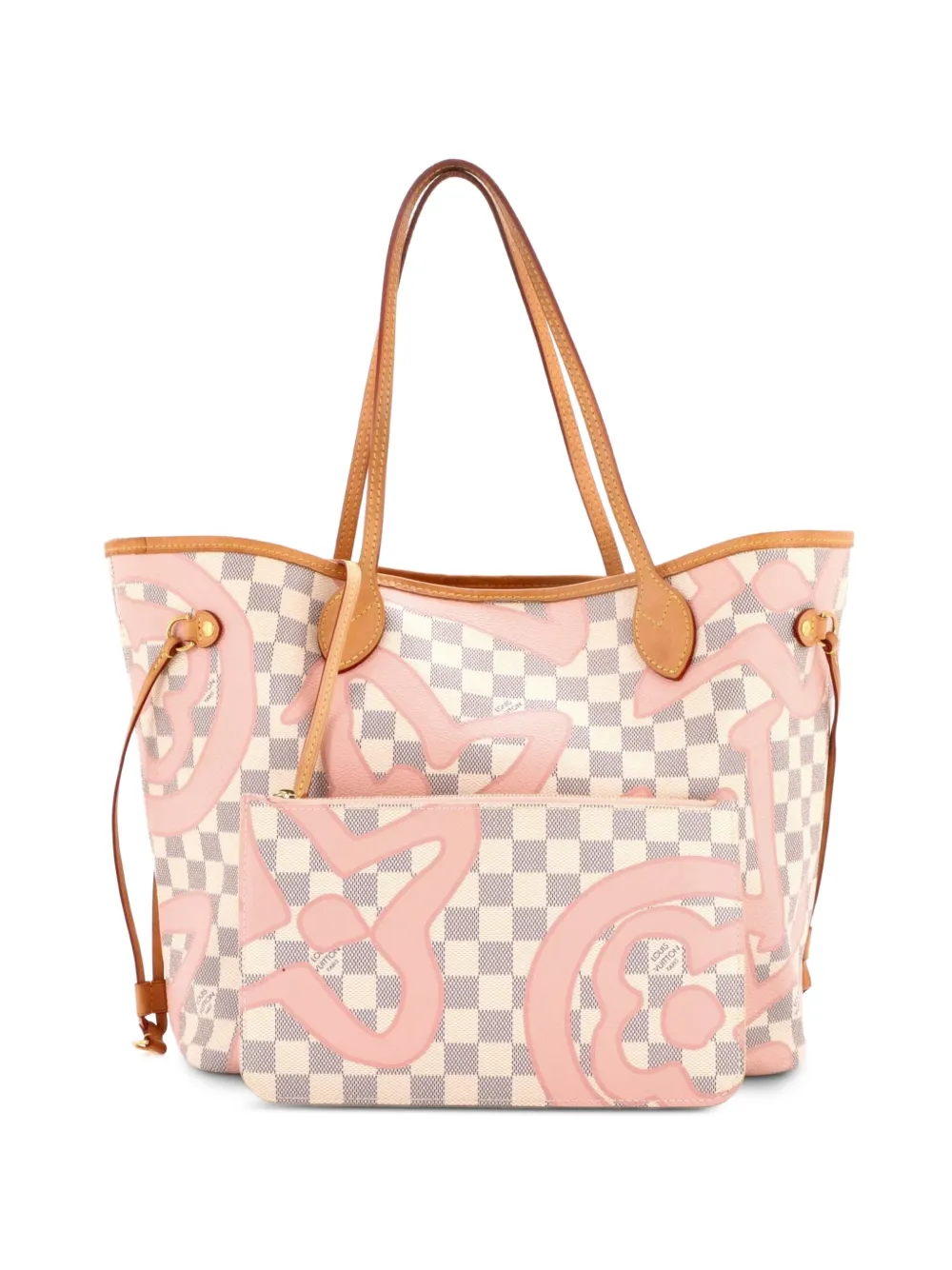 Louis Vuitton Pre-Owned Neverfull NM Limited Edition Damier Tahitienne MM tote bag - Bianco