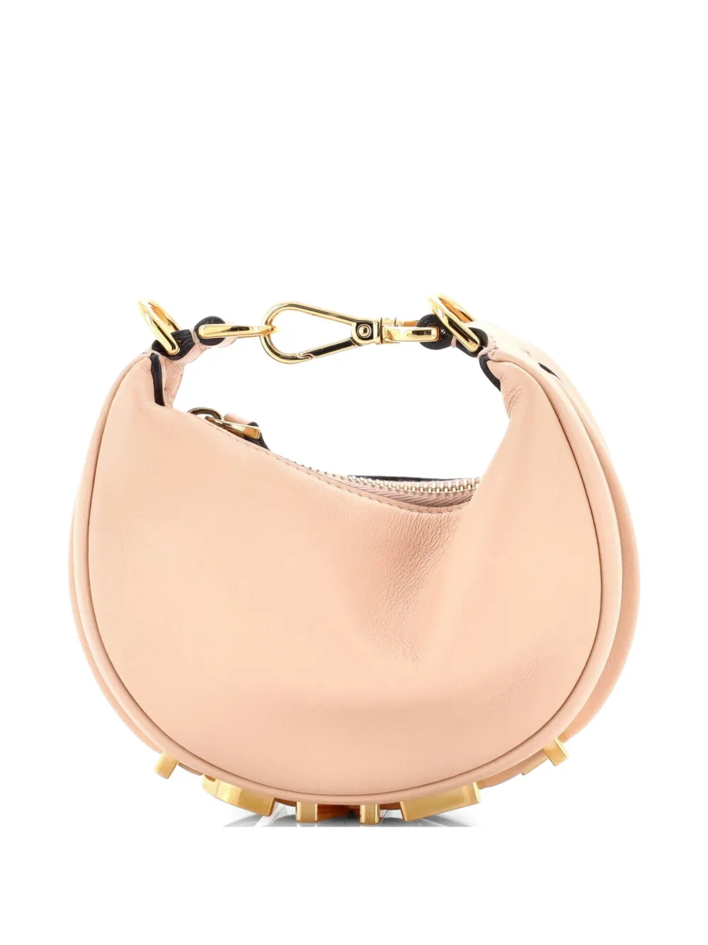 Fendi Pre-Owned Fendigraphy Bag Leather Nano hobo bag - Rosa