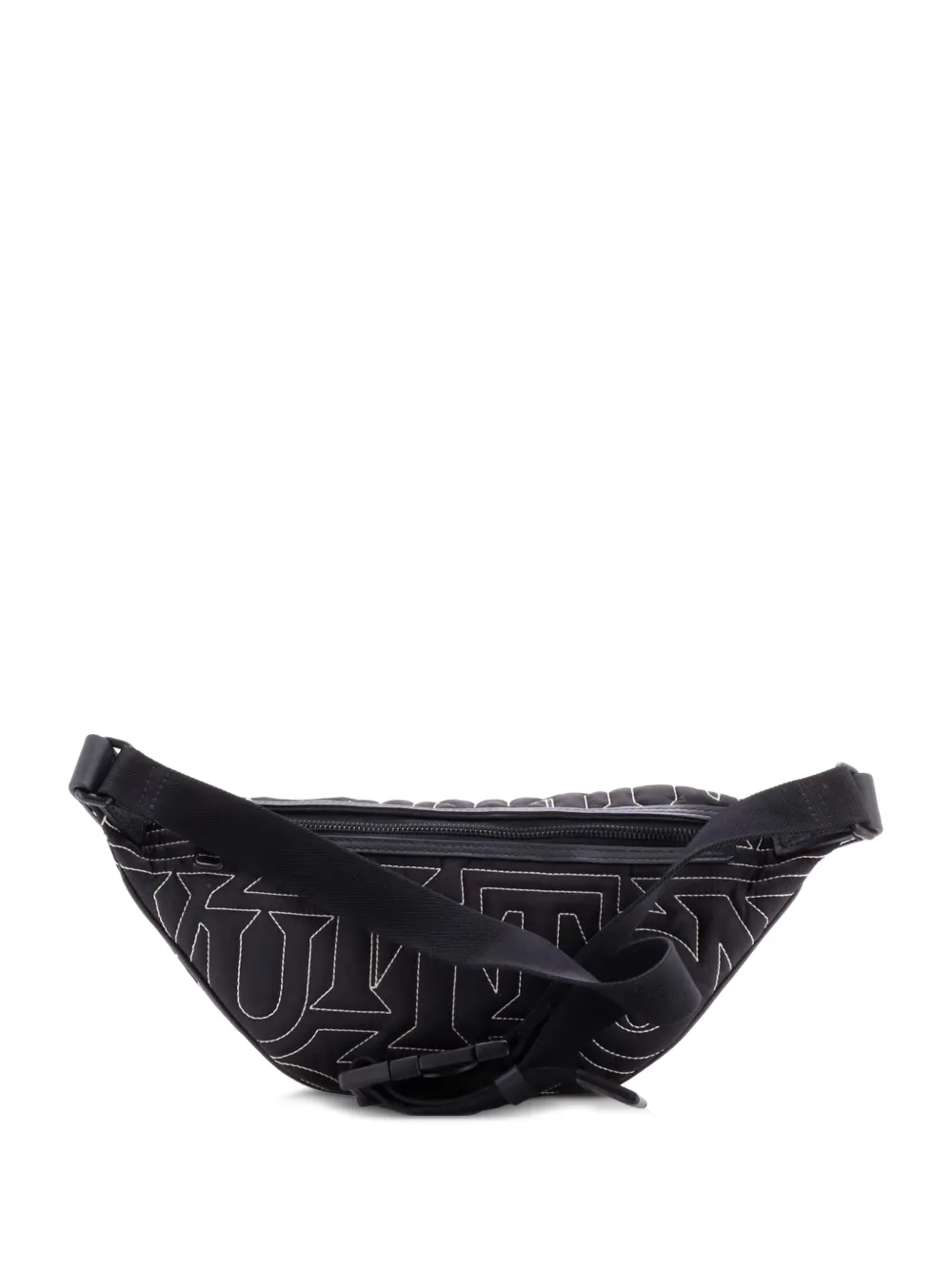 Louis Vuitton Pre-owned Riñonera Discovery Bumbag Limited Edition Snow Capsule De Nylon Con Bordado Monogram - Negro 