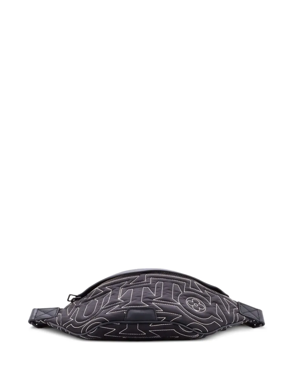  Louis Vuitton Pre-owned Riñonera Discovery Bumbag Limited Edition Snow Capsule De Nylon Con Bordado Monogram - Negro 