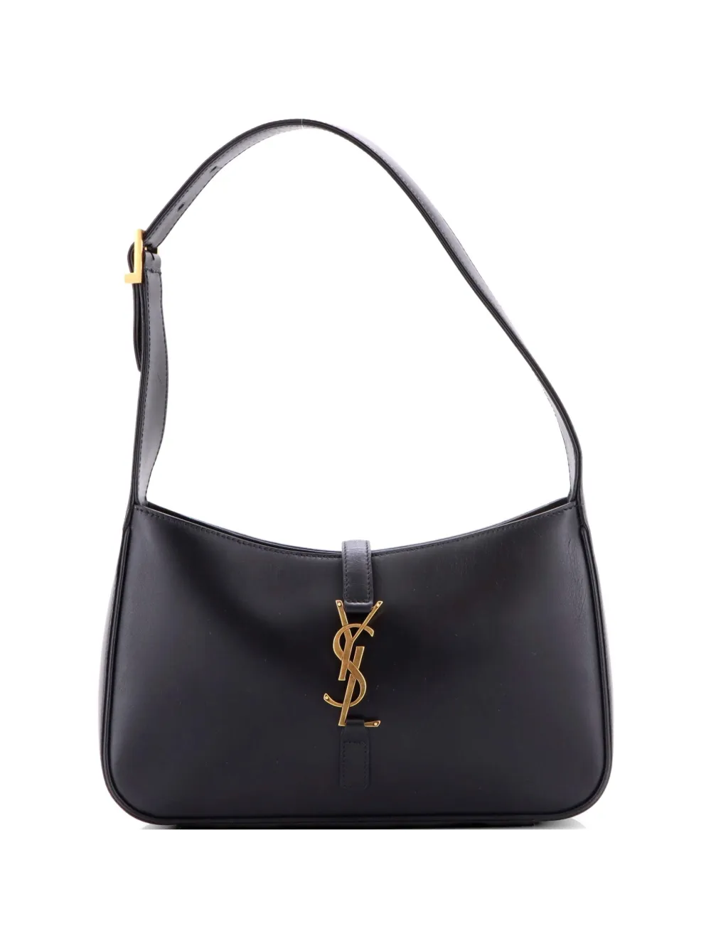 Saint Laurent Pre-Owned Le 5 a 7 Leather Small hobo bag - Nero