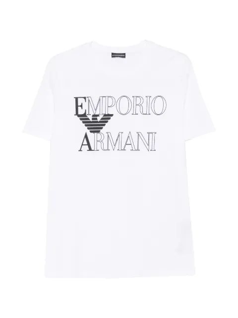 Emporio Armani playera con logo estampado