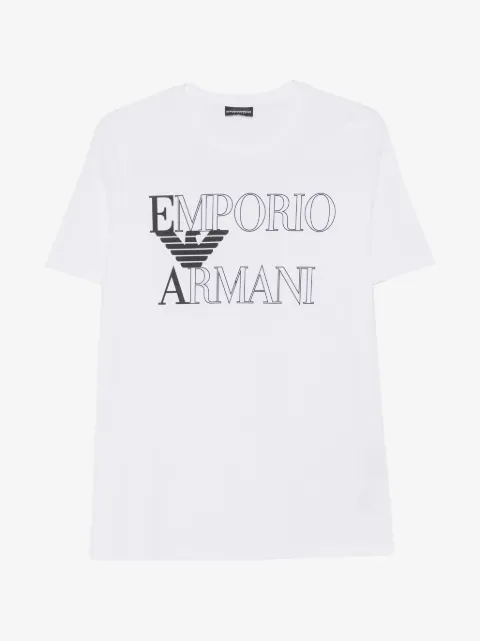 Emporio Armani playera con logo estampado