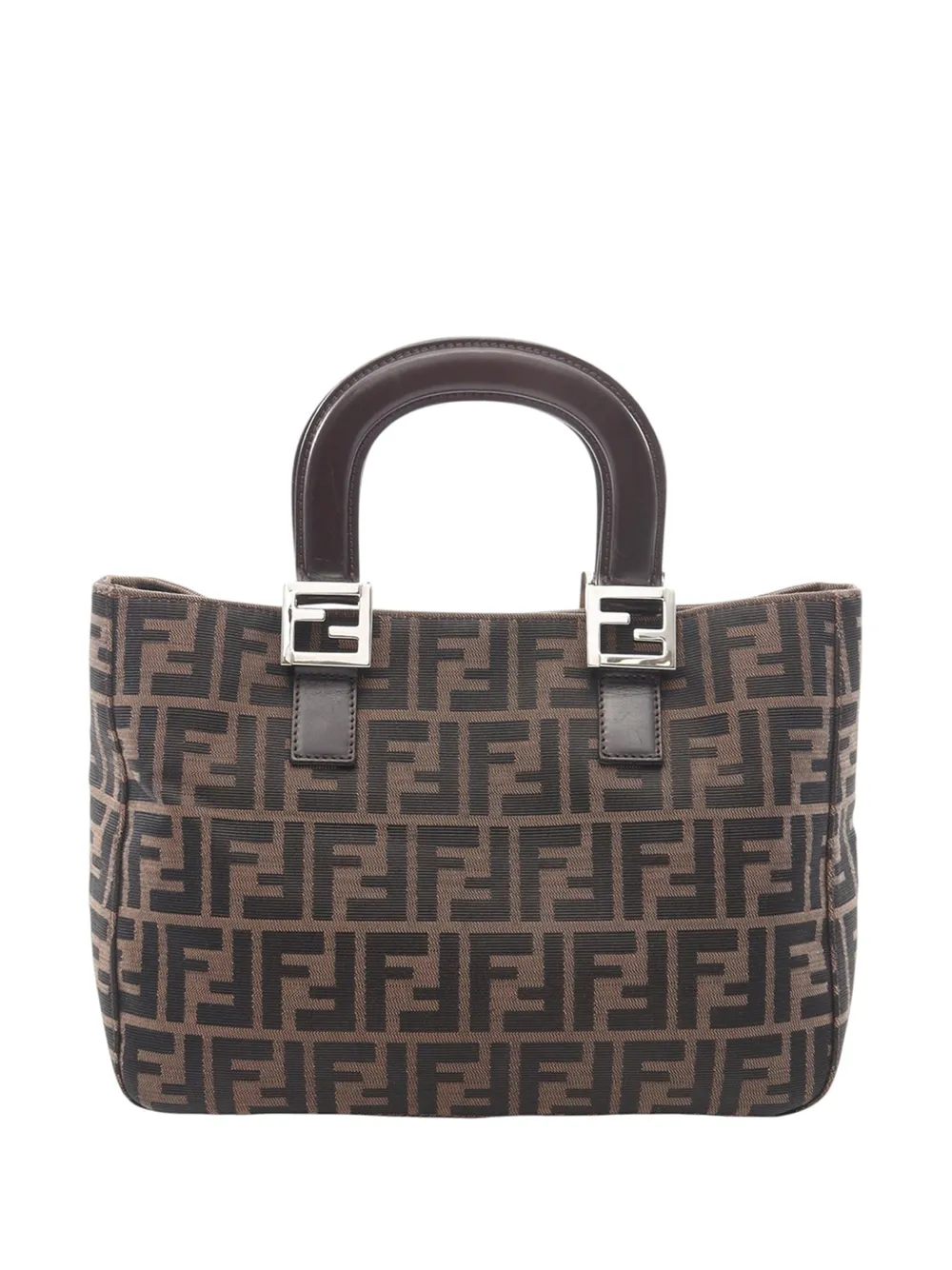 Fendi Pre-Owned 2000-2010 Zucca Canvas handbag - Marrone