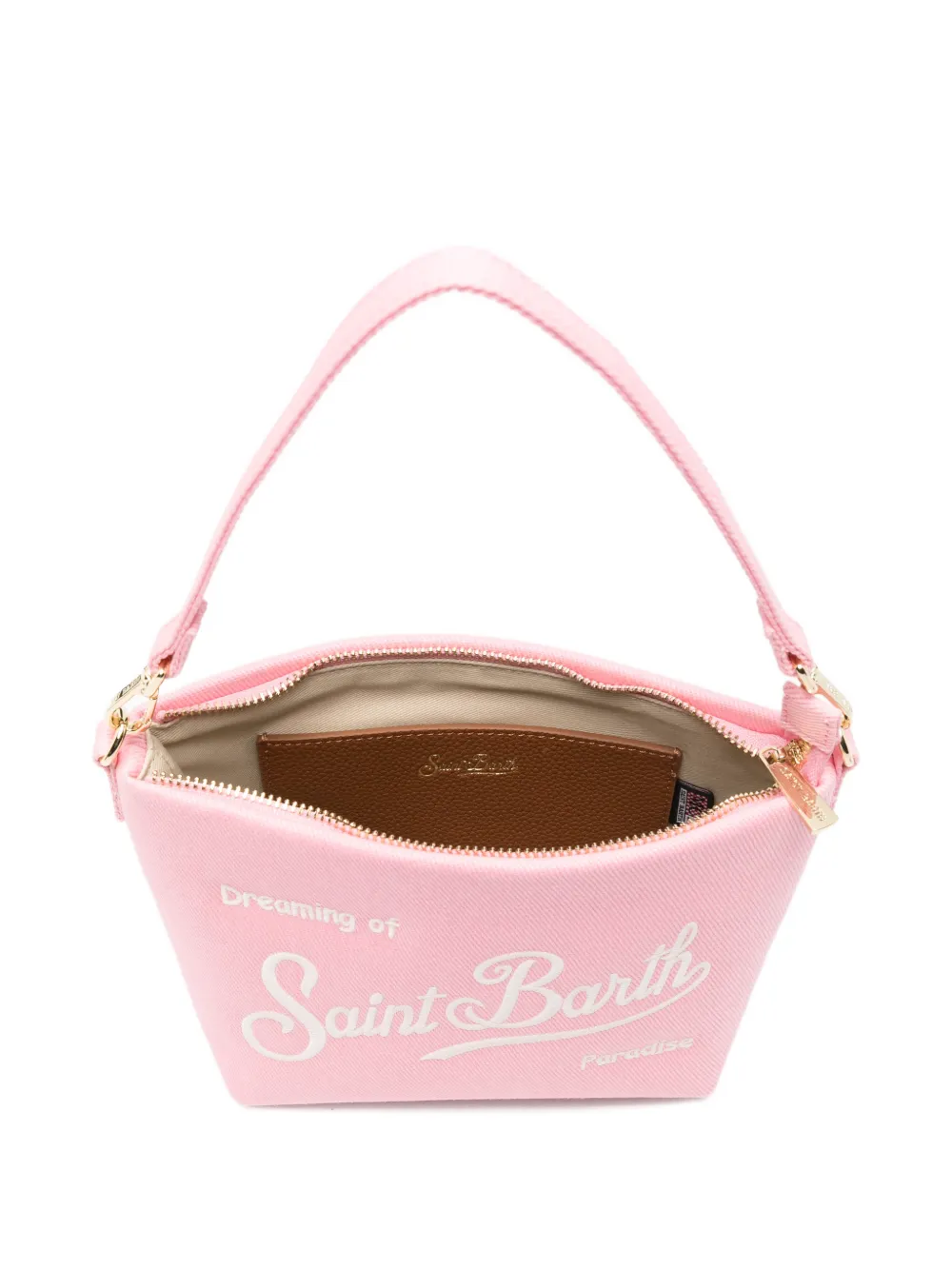 MC2 Saint Barth Aline canvas shopper Roze