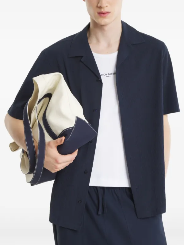 Maison Kitsuné ショートスリーブ シャツ | ブルー | FARFETCH JP
