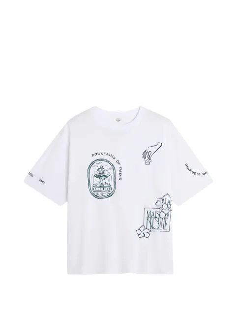 Maison Kitsuné t-shirt Art Nouveau à imprimé graphique
