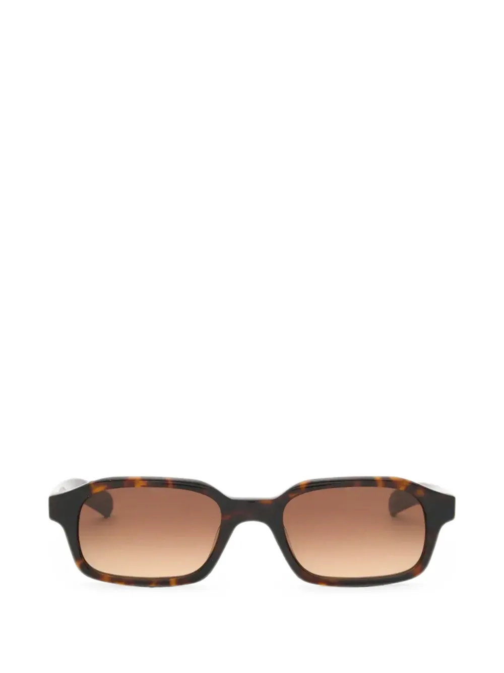 FLATLIST Hanky rectangle-frame sunglasses - Marrone
