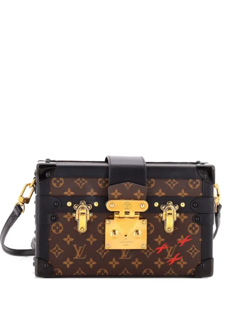 Louis Vuitton Pre-Owned bolsa de mano Petite Malle de lona con monograma