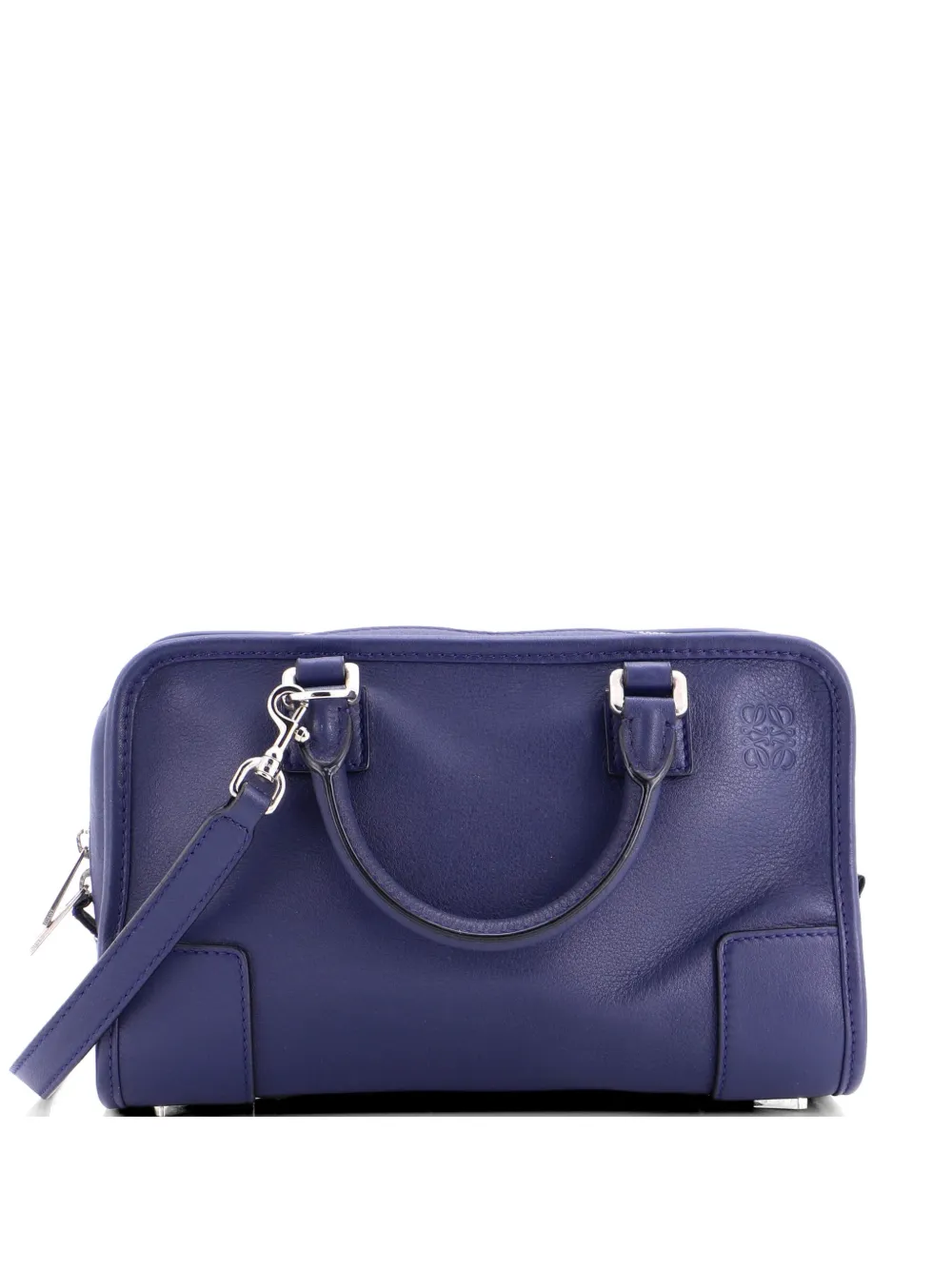 Loewe Pre-Owned Amazona Bag Leather 23 satchel - Blu