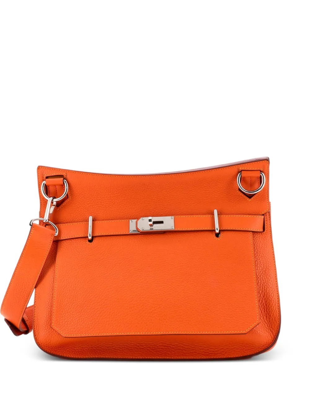Hermès Pre-Owned Verso Jypsiere Bag Clemence 34 crossbody bag - Arancione