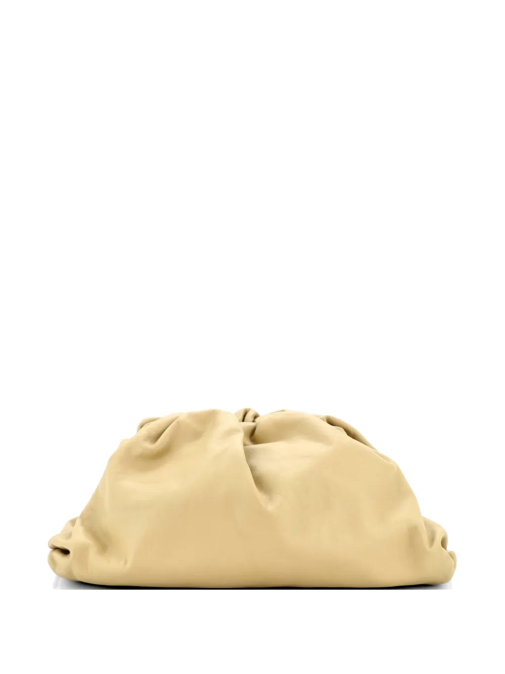 Bottega Veneta Pre-Owned The Pouch Leather clutch bag - Neutrals