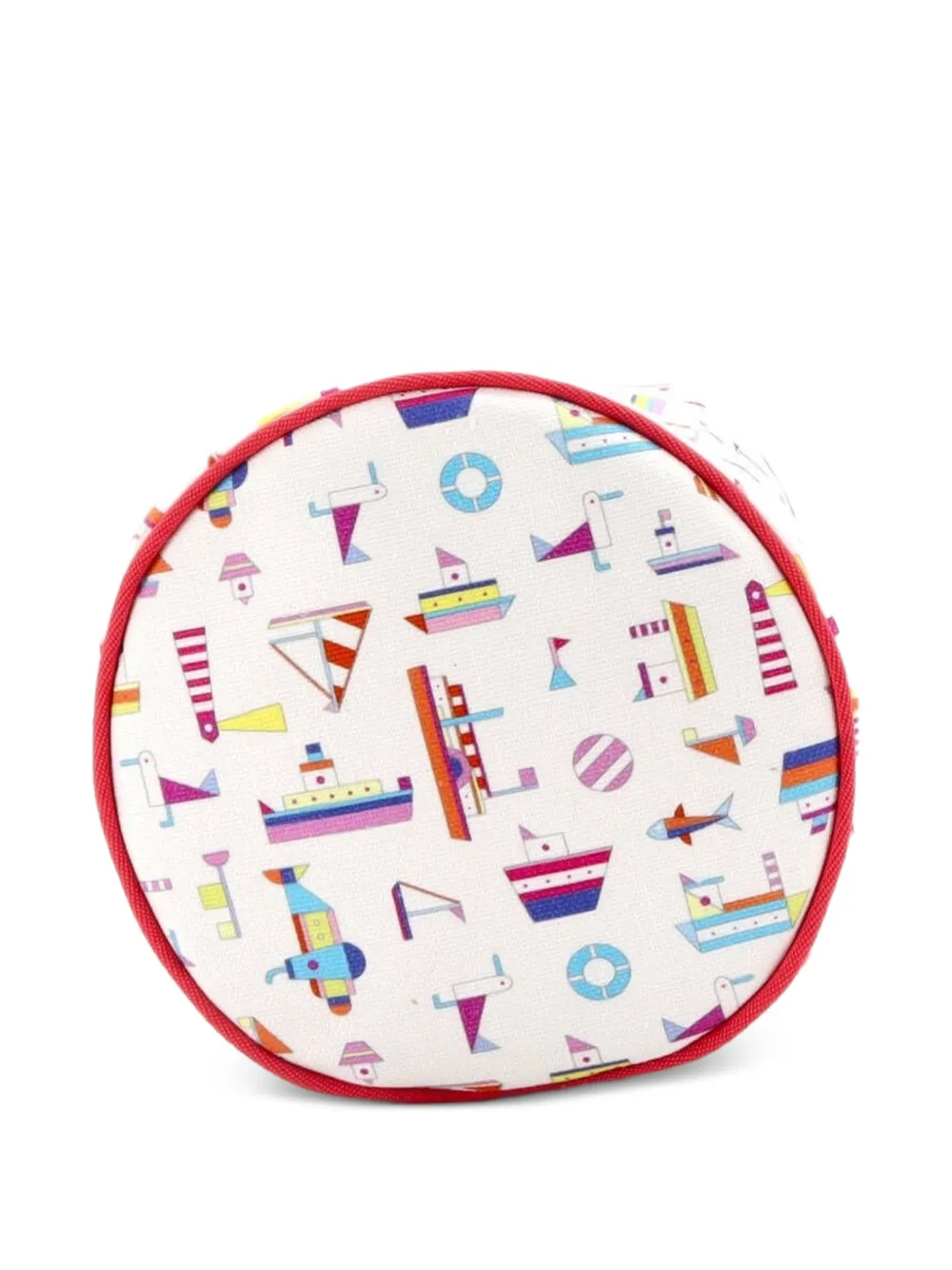 Hermès Pre-owned Petit Chalutier Duffle Bag Printed Canvas Travel Bag in Multicolour, view 4