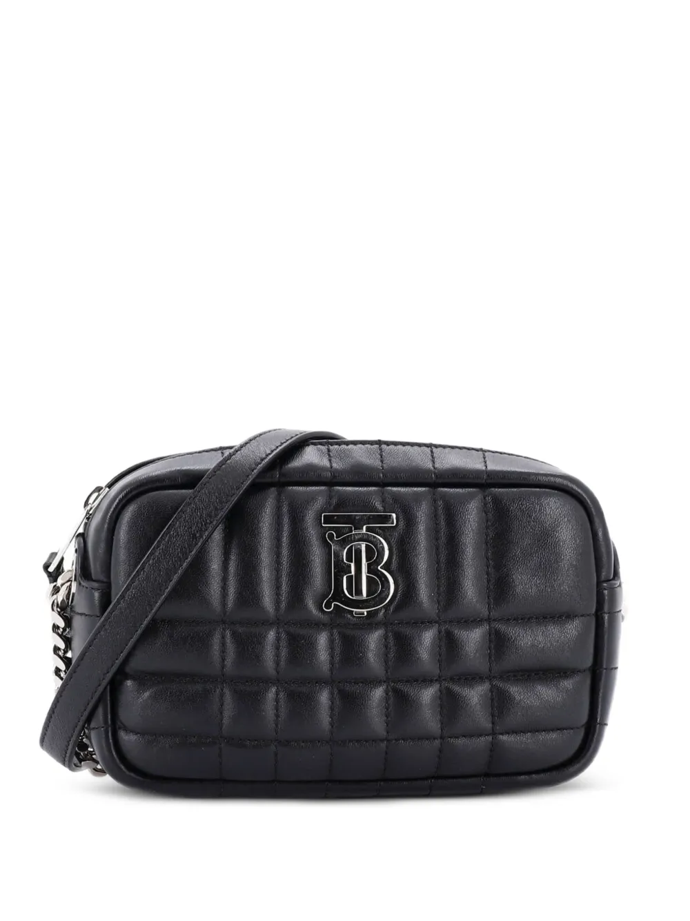 Burberry Pre-Owned Lola Camera Bag Quilted Leather Mini crossbody bag - Nero