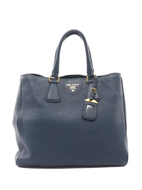 Prada Pre-Owned 2010-2026 Vitello Daino Open tote bag