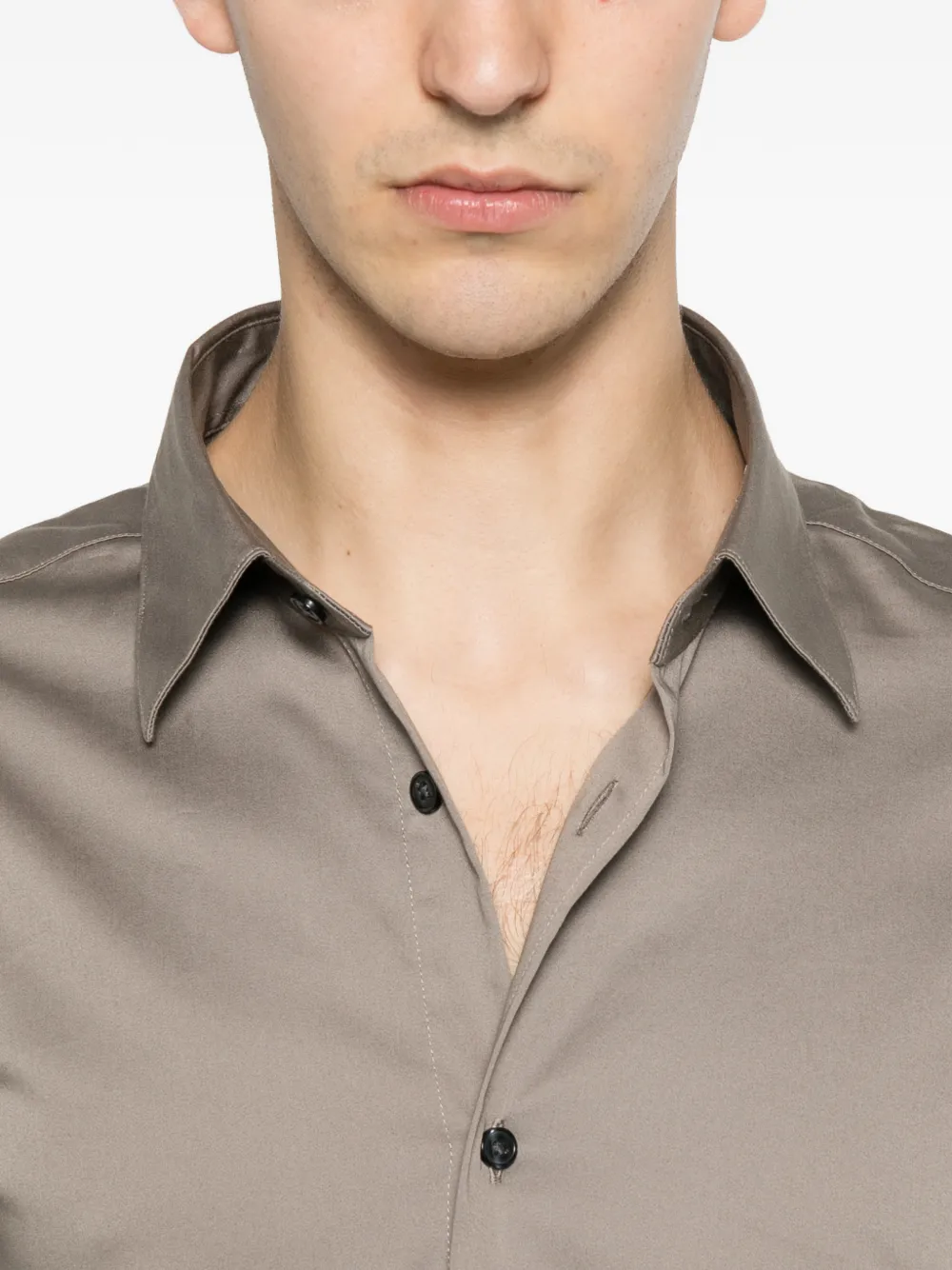 Emporio Armani Button-down overhemd Grijs