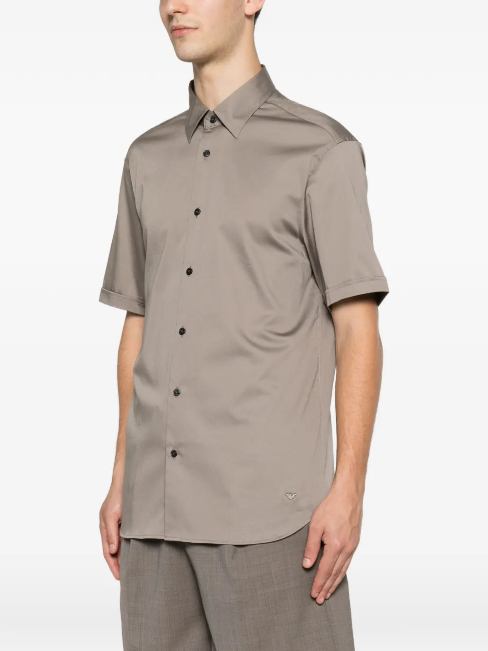 Emporio Armani Button-down overhemd Grijs