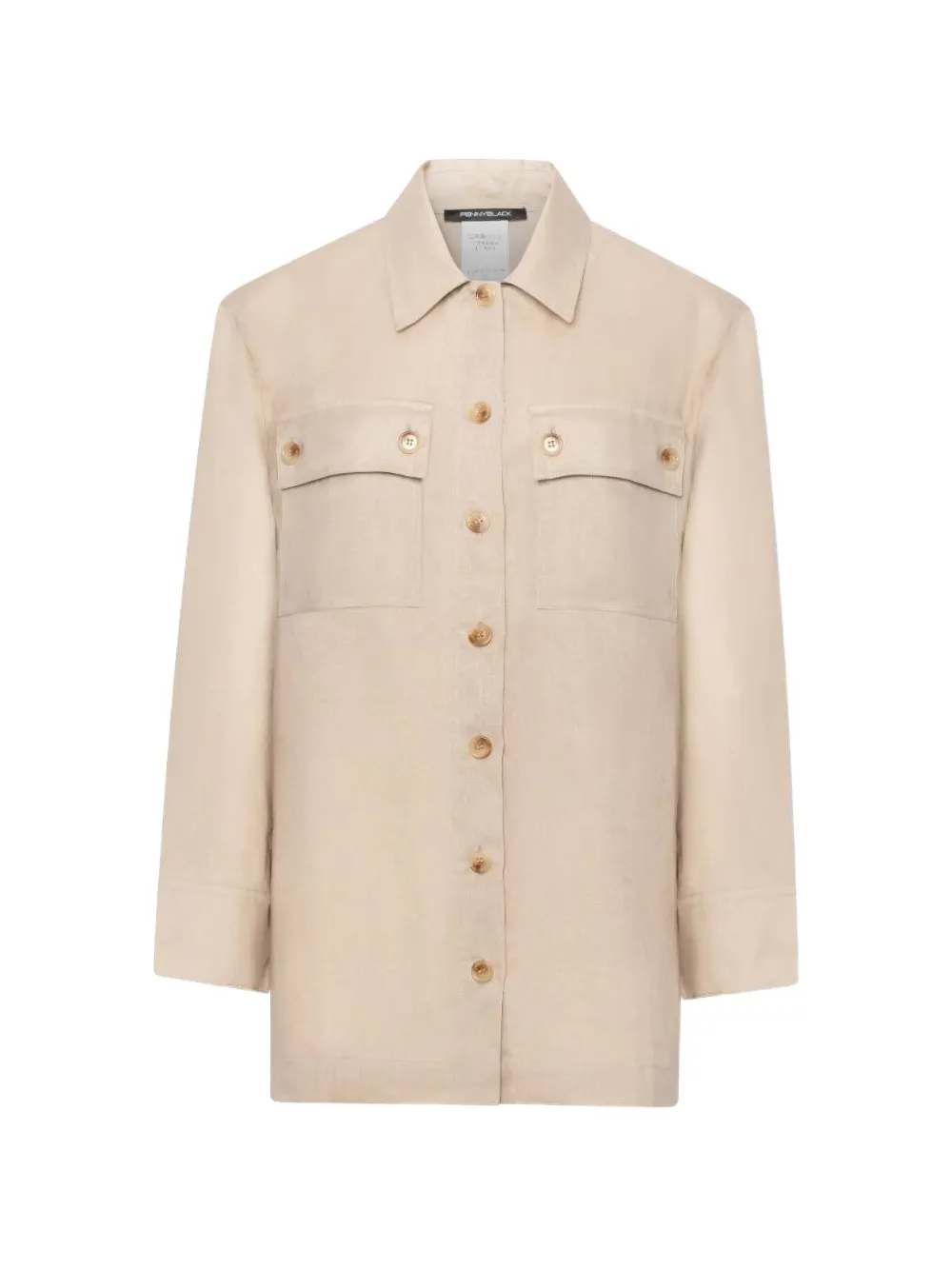 Pennyblack button-down flap-pocket shirt - Toni neutri