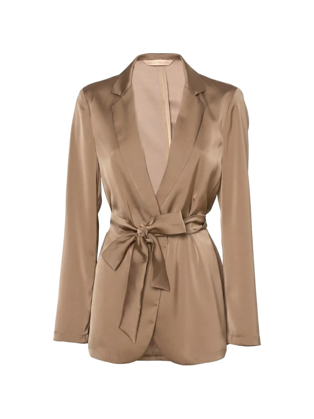Pennyblack belted satin-finish jacket - Toni neutri