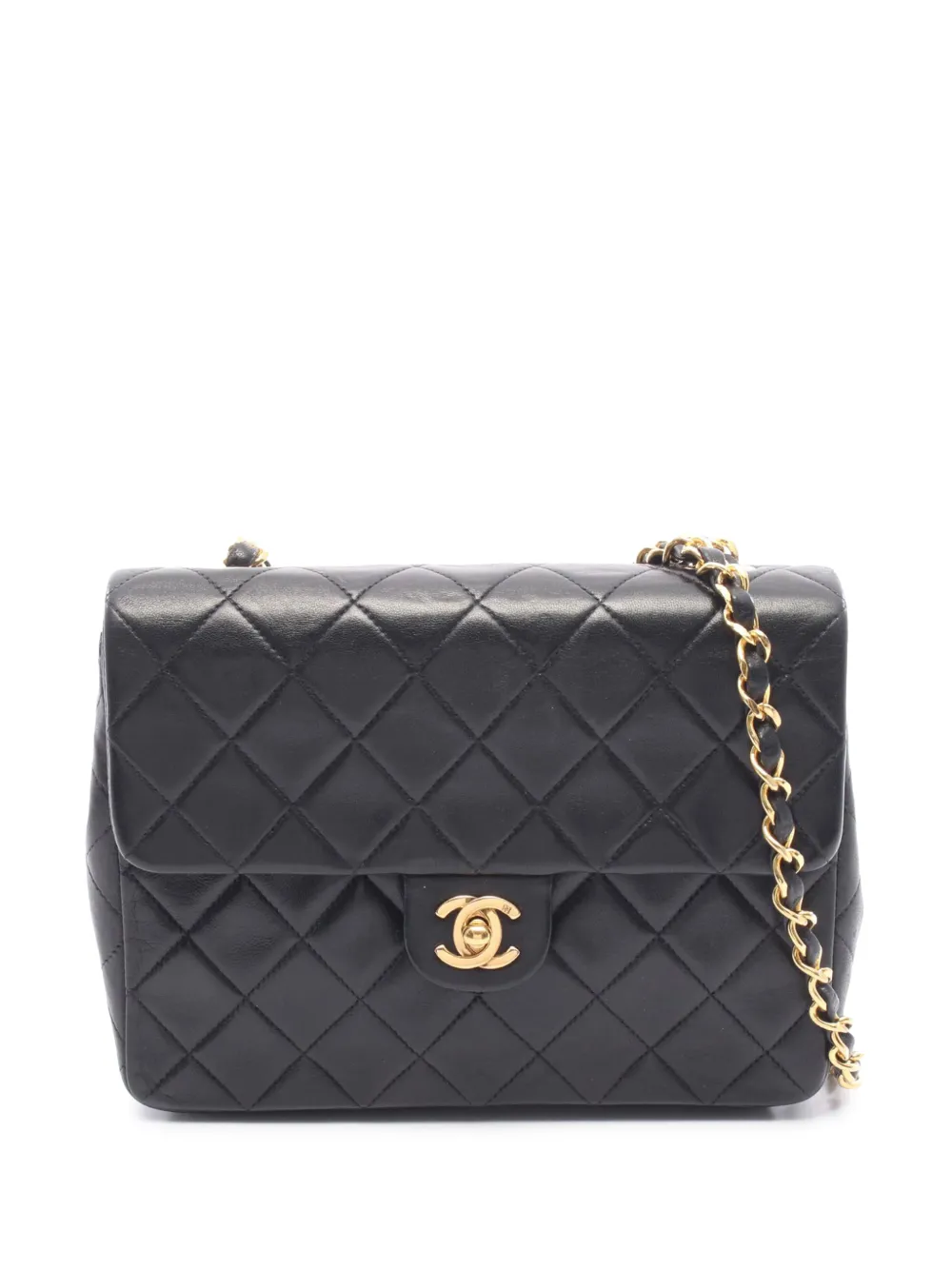 CHANEL Pre-Owned 1991-1994 Mini Lambskin Single Flap shoulder bag - Nero