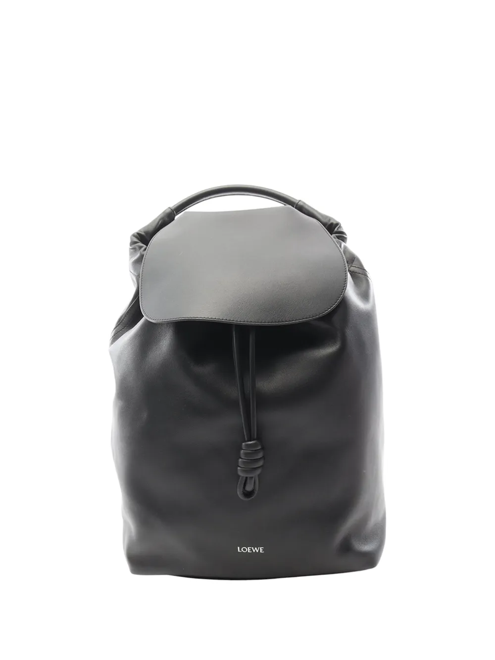 Loewe Pre-Owned 2010-2026 Leather Flamenco backpack - Schwarz