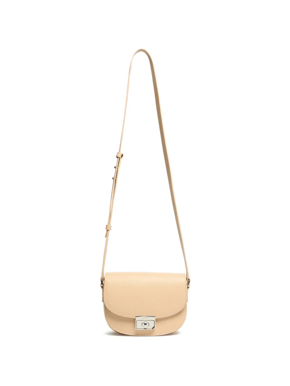 Bally mini grained leather crossbody bag - Toni neutri