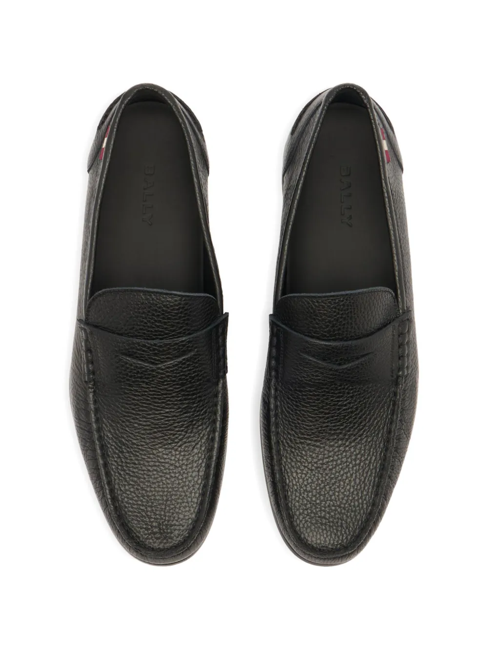 Bally Cronus leather loafers Zwart
