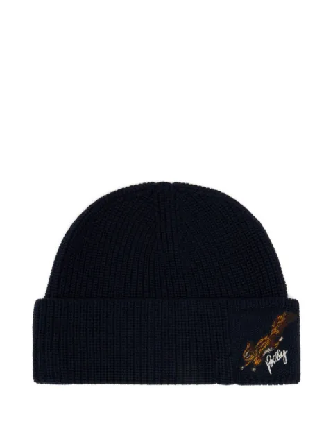 Bally Christmas collection embroidered squirrel beanie
