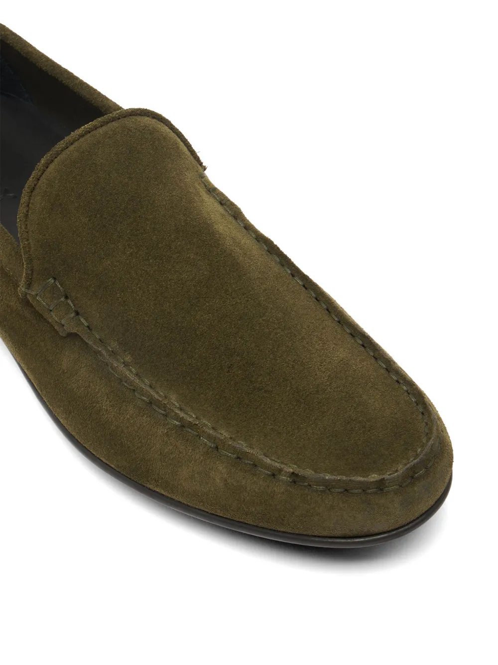 Bally Axony suede loafers Groen