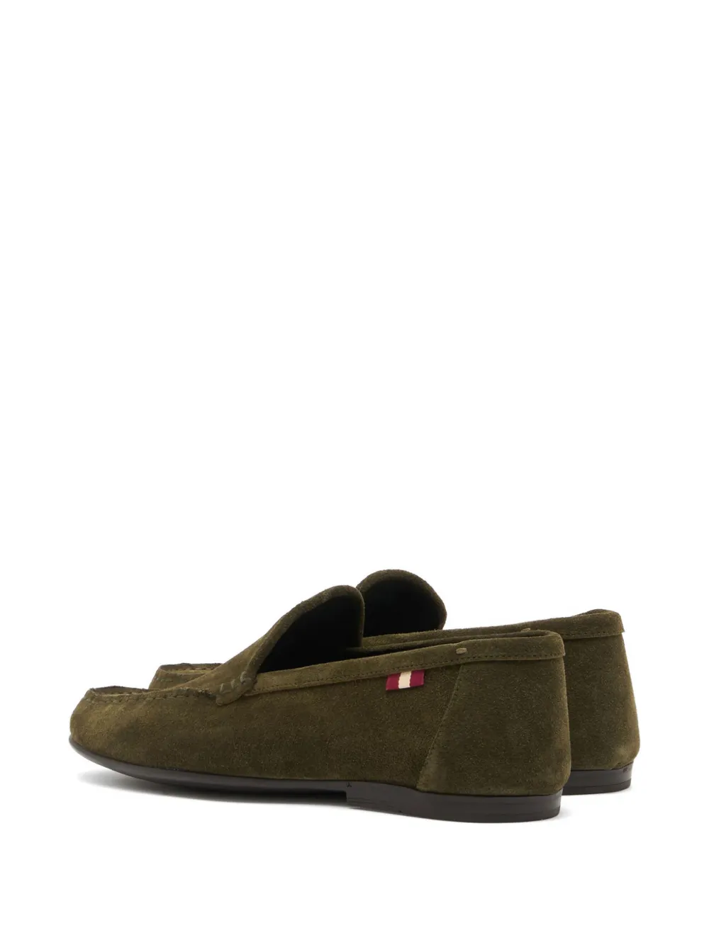 Bally Axony suede loafers Groen