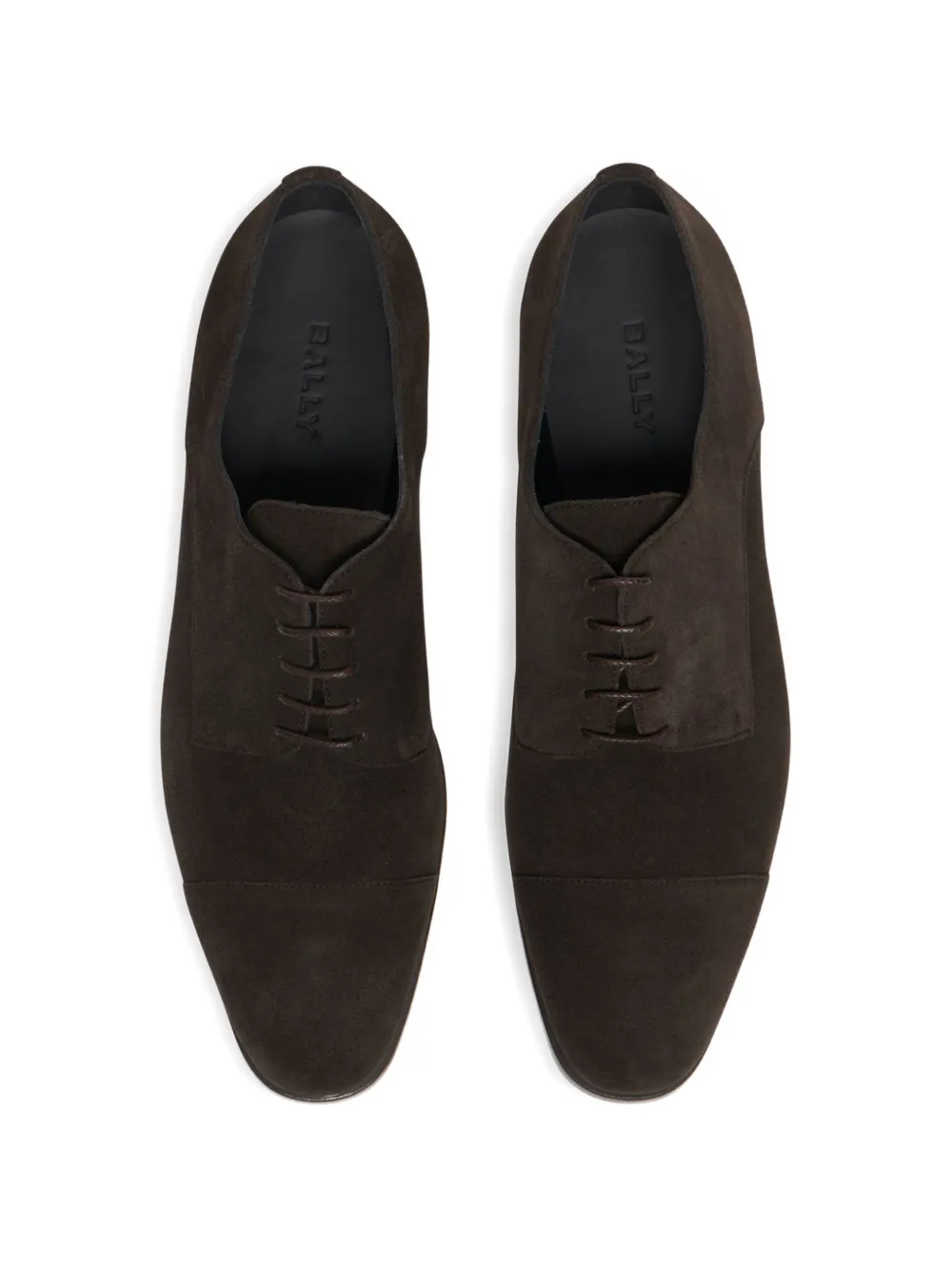 Bally Onizy suede Derby shoes Bruin