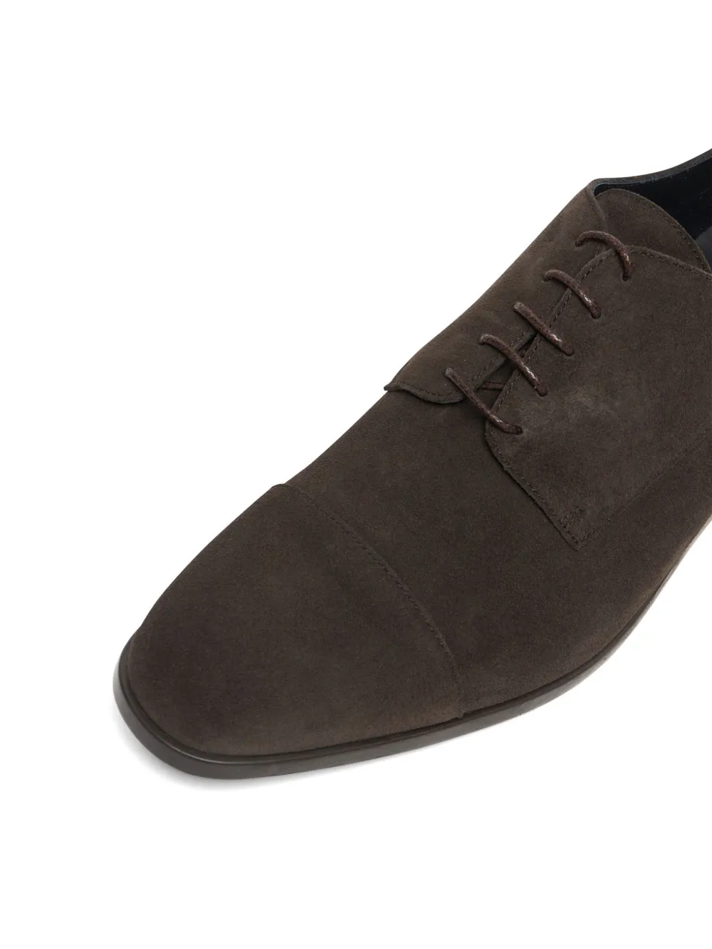 Bally Onizy suede Derby shoes Bruin