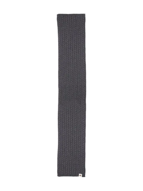 Bally Scarf in Dark Grey Wool