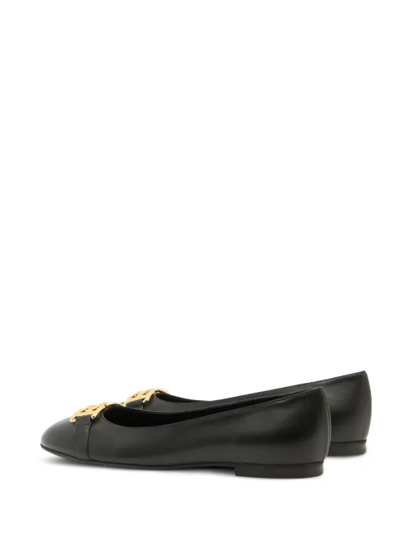 Bally レザー フラットシューズ | ブラック | FARFETCH JP
