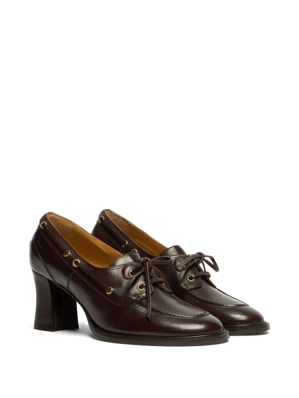 Bally Saule lace-up heeled pumps Bruin