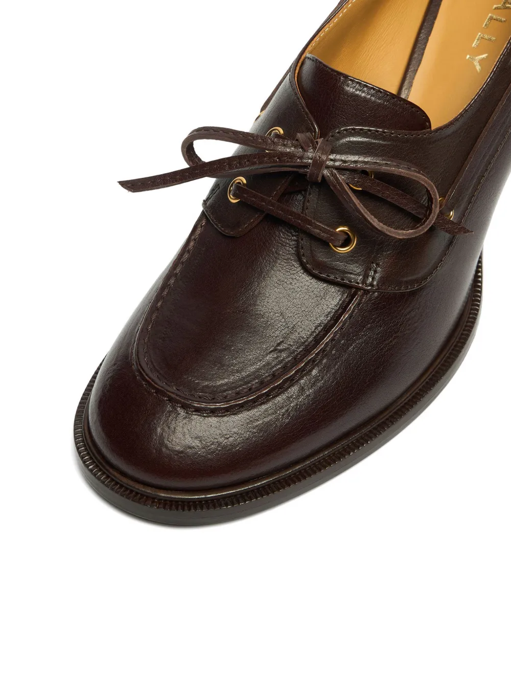 Bally Saule lace-up heeled pumps Bruin