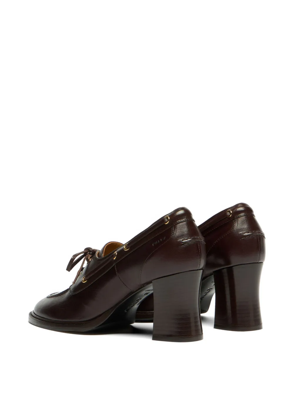 Bally Saule lace-up heeled pumps Bruin