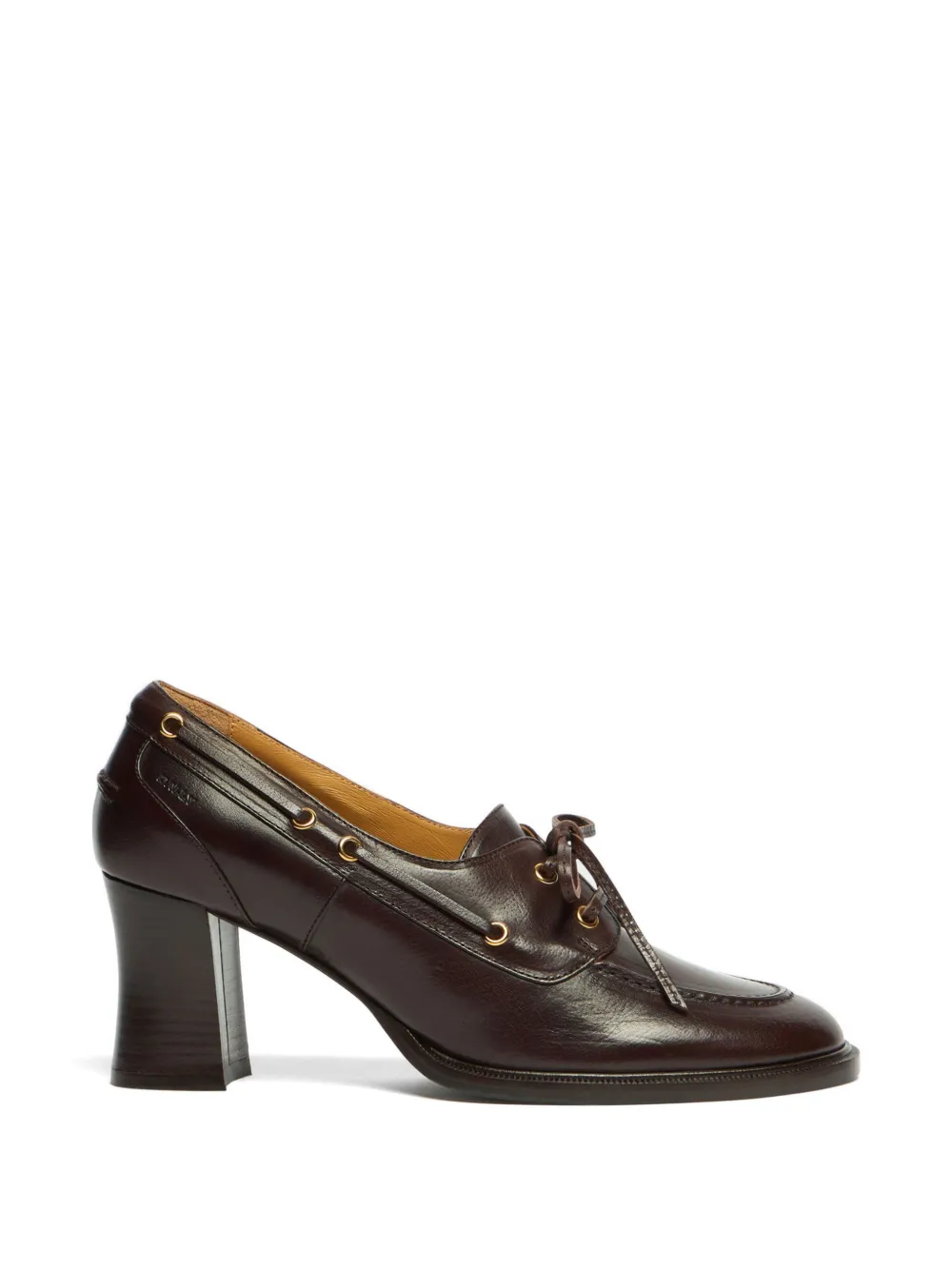 Bally Saule lace-up heeled pumps - Braun