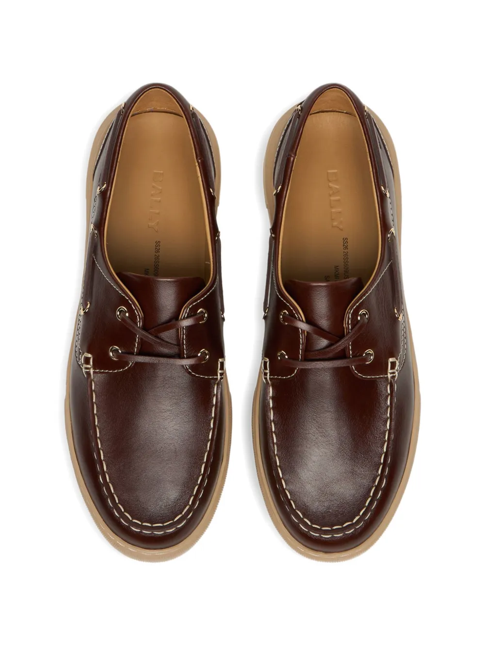 Bally Lift bootschoenen met contrasterend stiksel Bruin
