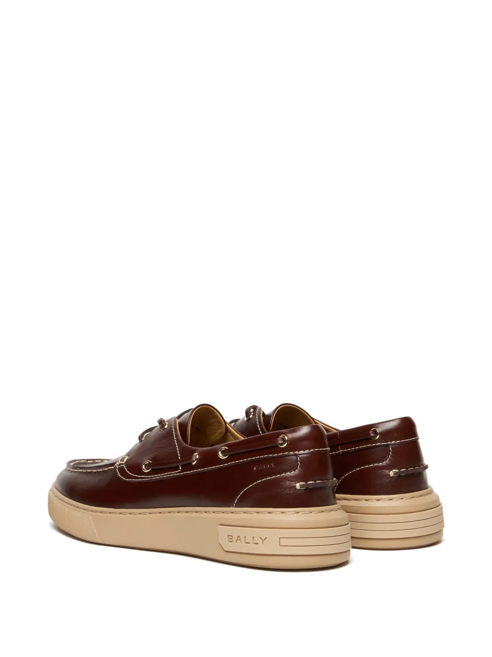 Bally Lift bootschoenen met contrasterend stiksel Bruin