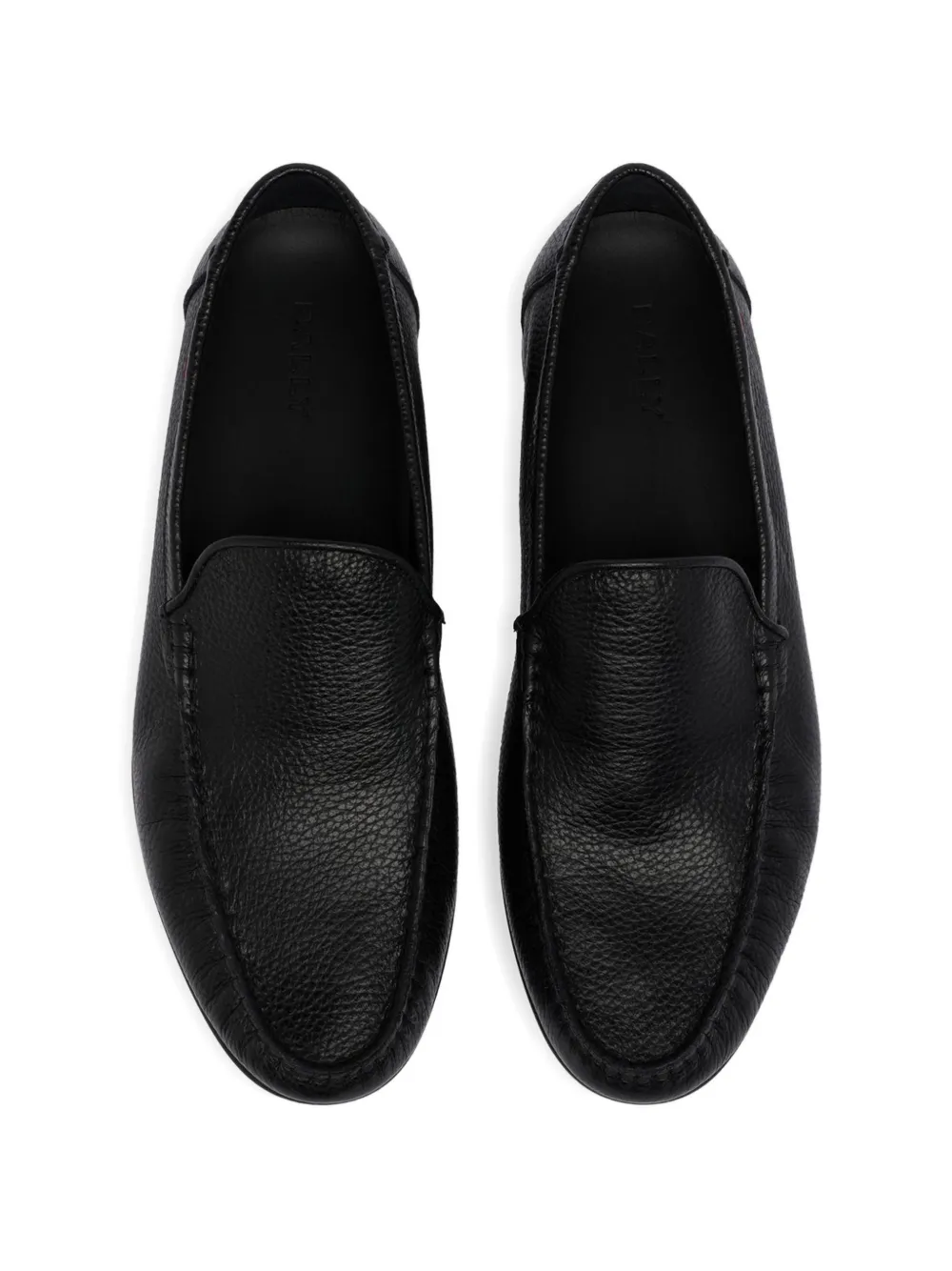 Bally Axony leather loafers Zwart