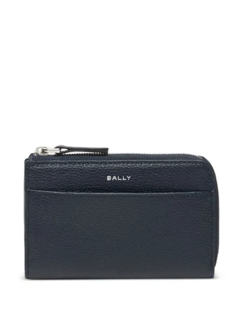 Bally Capitol logo-detail grained leather card holder
